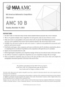 ?AMC10真題下載！2010-2023年AMC10真題高清PDF版！